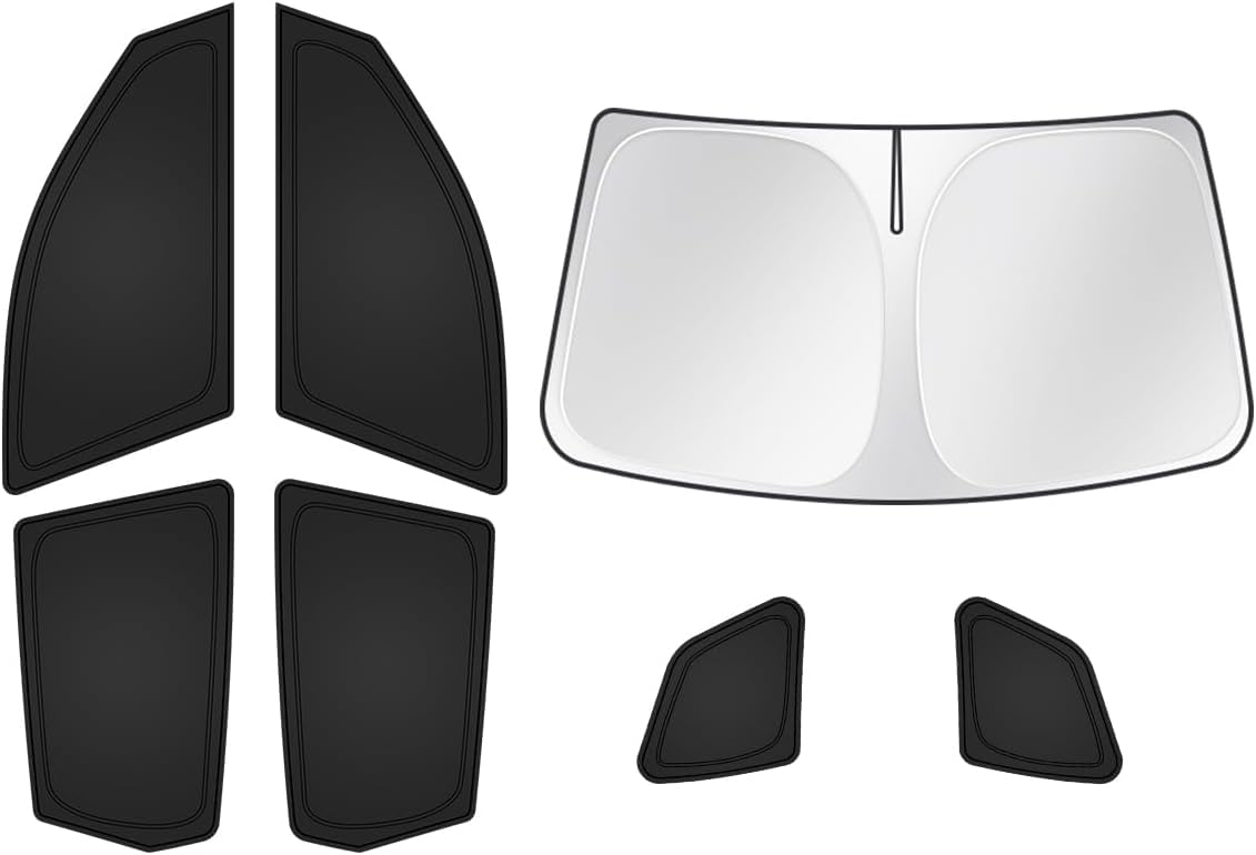 Faltbare Auto Abdeckung für BMW X3 2025 (7pcs) - UV Reflektor und Wärmedämmung - Kompatibel mit PKW, SUV und LKW von zhangttt