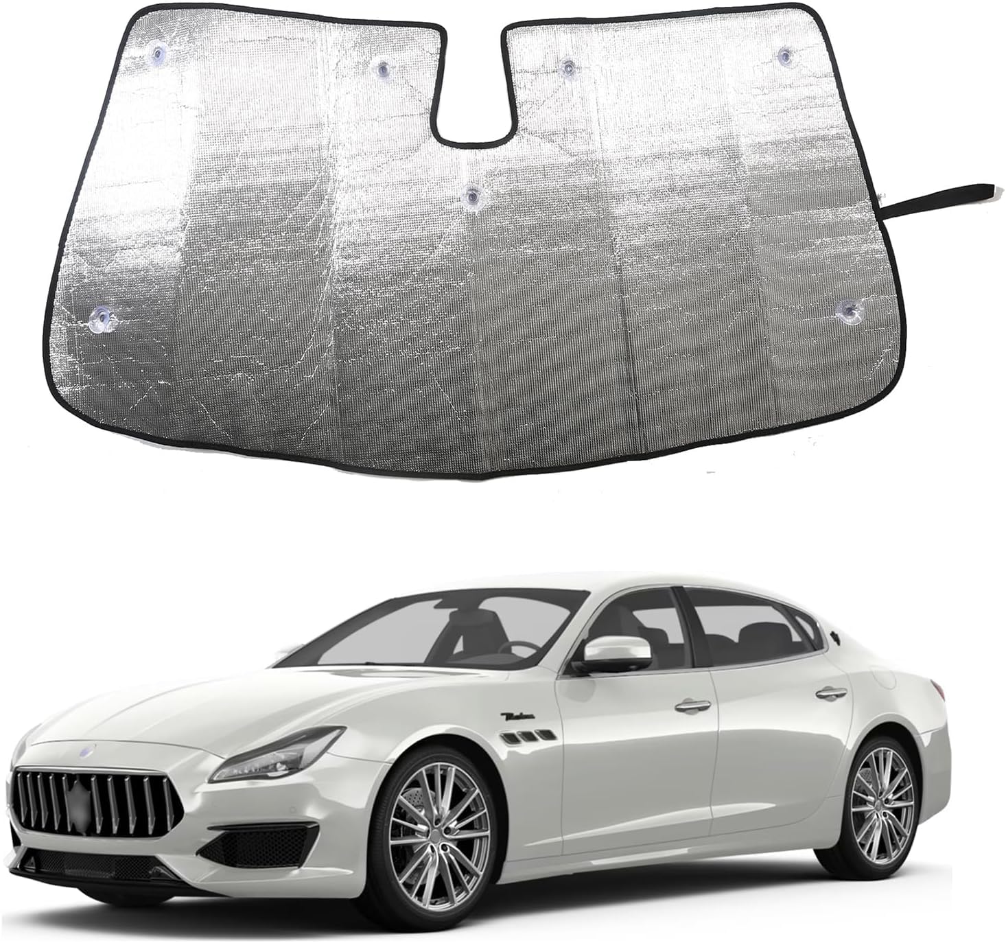 zhangttt 360° drehbarer faltbarer Sonnenschirm für Maserati Quattroporte 2017-2022 Autos - Universal UV/Hitzeschild für Limousinen, LKWs & Vans zhangttt 360° drehbarer faltbarer Sonnenschirm für Maserati Quattroporte 2017-2022 Autos - Universal UV/Hitzeschild für Limousinen, LKWs & Vans von zhangttt