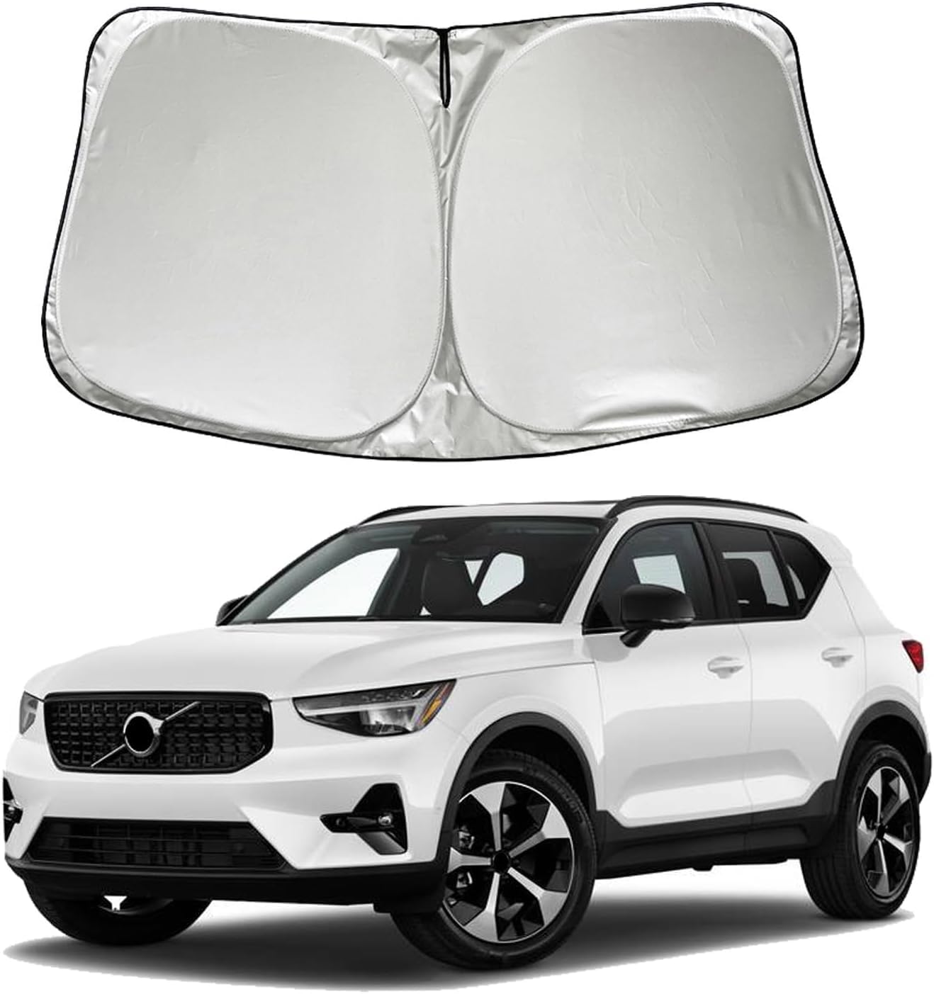 zhangttt 360° drehbarer faltbarer Sonnenschirm für Volvo XC40 2019-2025 Autos - Universal UV/Hitzeschild für Limousinen, LKWs & Vans zhangttt 360° drehbarer faltbarer Sonnenschirm für Volvo XC40 2019-2025 Autos - Universal UV/Hitzeschild für Limousinen, LKWs & Vans von zhangttt