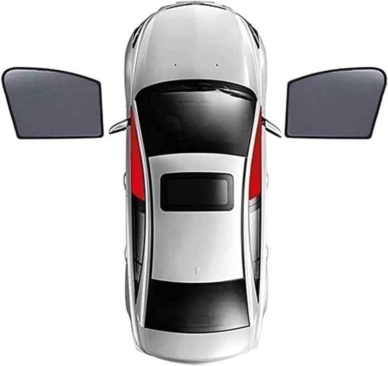 Auto Seitenfenster Sonnenschutz für Audi Q2 SQ2 (2016–2020 2021 2022 2023 2024), Vordere Hintere Seitenfensterschutz Privatsphäre Atmungsaktives Zubehör UV-Strahlen,2 Pieces Front von zjxmnb