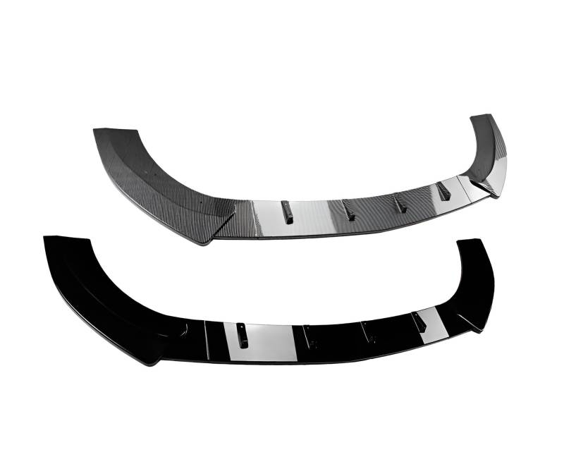 zjxmnb Auto Frontlippe Frontspoiler Für Volkswagen Tiguan MK2 Rline 2017-2020, Frontstoßstange Bumper Spoiler Splitter Separator Protector Zubehör,Bright Black von zjxmnb