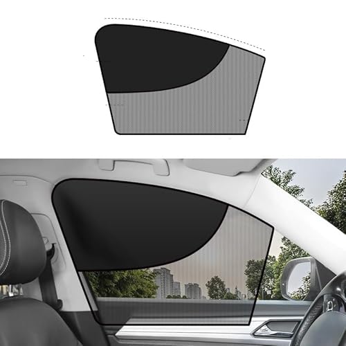 Auto Seitenfenster Sonnenschutz für Mercedes A-Class B-Class C-Class GLC ML-Class GLE-Class CLA AMG GT, Seitenfenster PrivatsphäRe UV-Schutz Verdunkelung,Black von zjxwnb