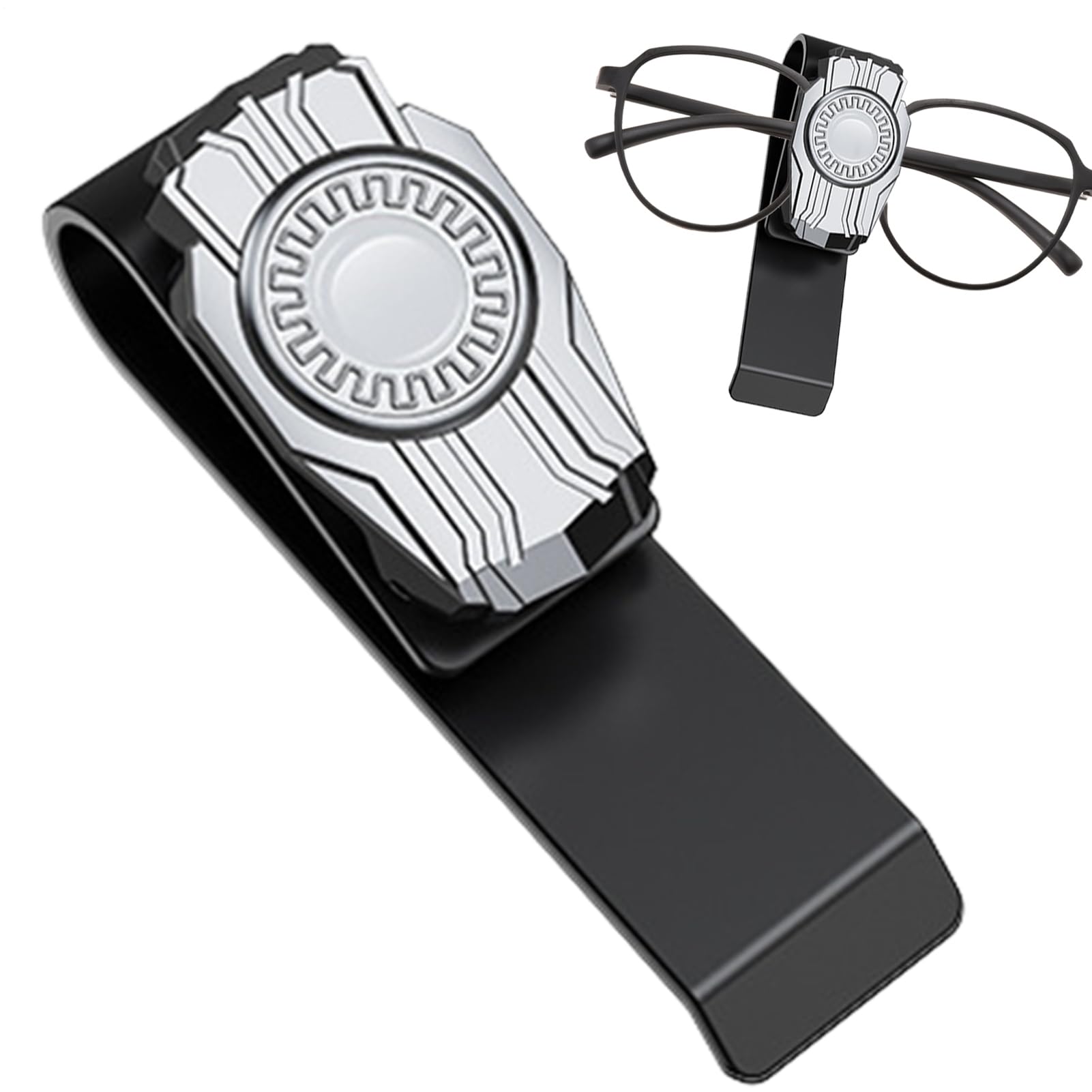 zwxqe Sonnenblende Sonnenbrillenhalter Clip, kratzfestes Aufhänger-Design, sichere Schnappgriff-Funktion, Auto-Zubehör-Organizer, ideal für Fahrer, Reisen, Autoreisen, Männer und Frauen, den täglichen zwxqe Sonnenblende Sonnenbrillenhalter Clip, kratzfestes Aufhänger-Design, sichere Schnappgriff-Funktion, Auto-Zubehör-Organizer, ideal für Fahrer, Reisen, Autoreisen, Männer und Frauen, den täglichen von zwxqe