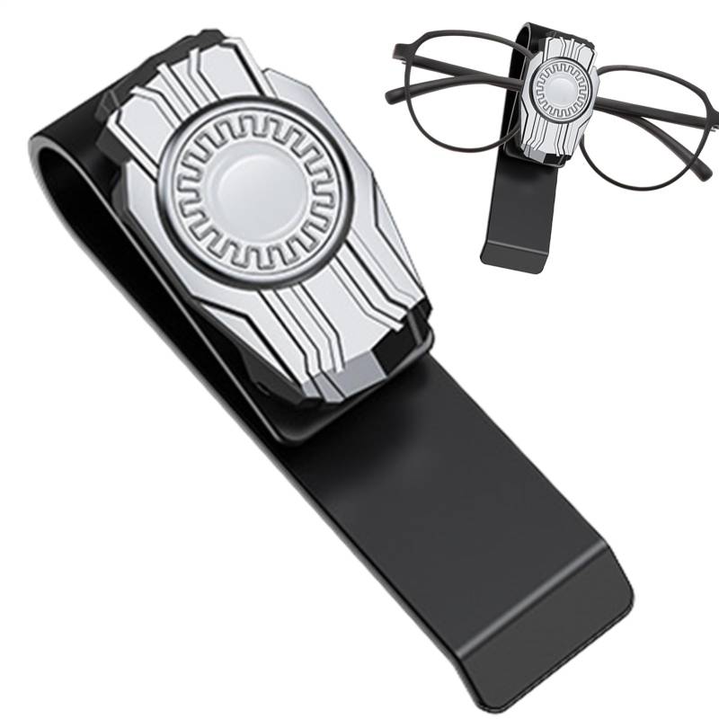 zwxqe Sonnenblende Sonnenbrillenhalter Clip, kratzfestes Aufhänger-Design, sichere Schnappgriff-Funktion, Auto-Zubehör-Organizer, ideal für Fahrer, Reisen, Autoreisen, Männer und Frauen, den täglichen von zwxqe