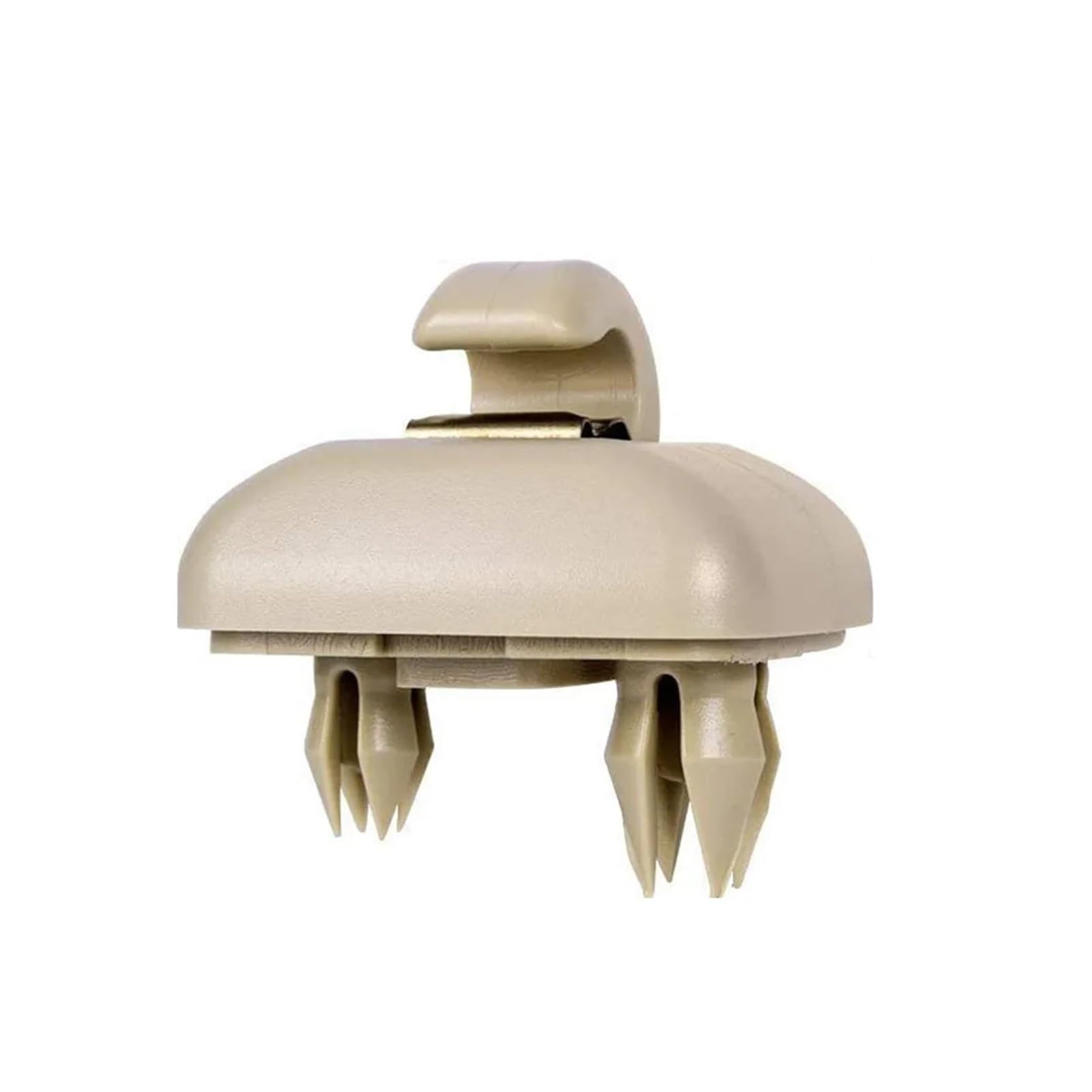 zyppk 1/2-teiliger Auto-Sonnenblenden-Clip, passend for A1, A3 S3 A4 S4 Allroad A5 S5 Q3 Q5 8U0857562A Innenaufhänger-Hakenclip-Halterung Halteclip für Auto-Sonnenblende(Beige-1pcs) von zyppk