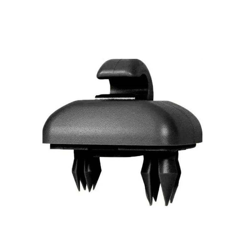 zyppk 1/2-teiliger Auto-Sonnenblenden-Clip, passend for A1, A3 S3 A4 S4 Allroad A5 S5 Q3 Q5 8U0857562A Innenaufhänger-Hakenclip-Halterung Halteclip für Auto-Sonnenblende(Black-1pcs) von zyppk
