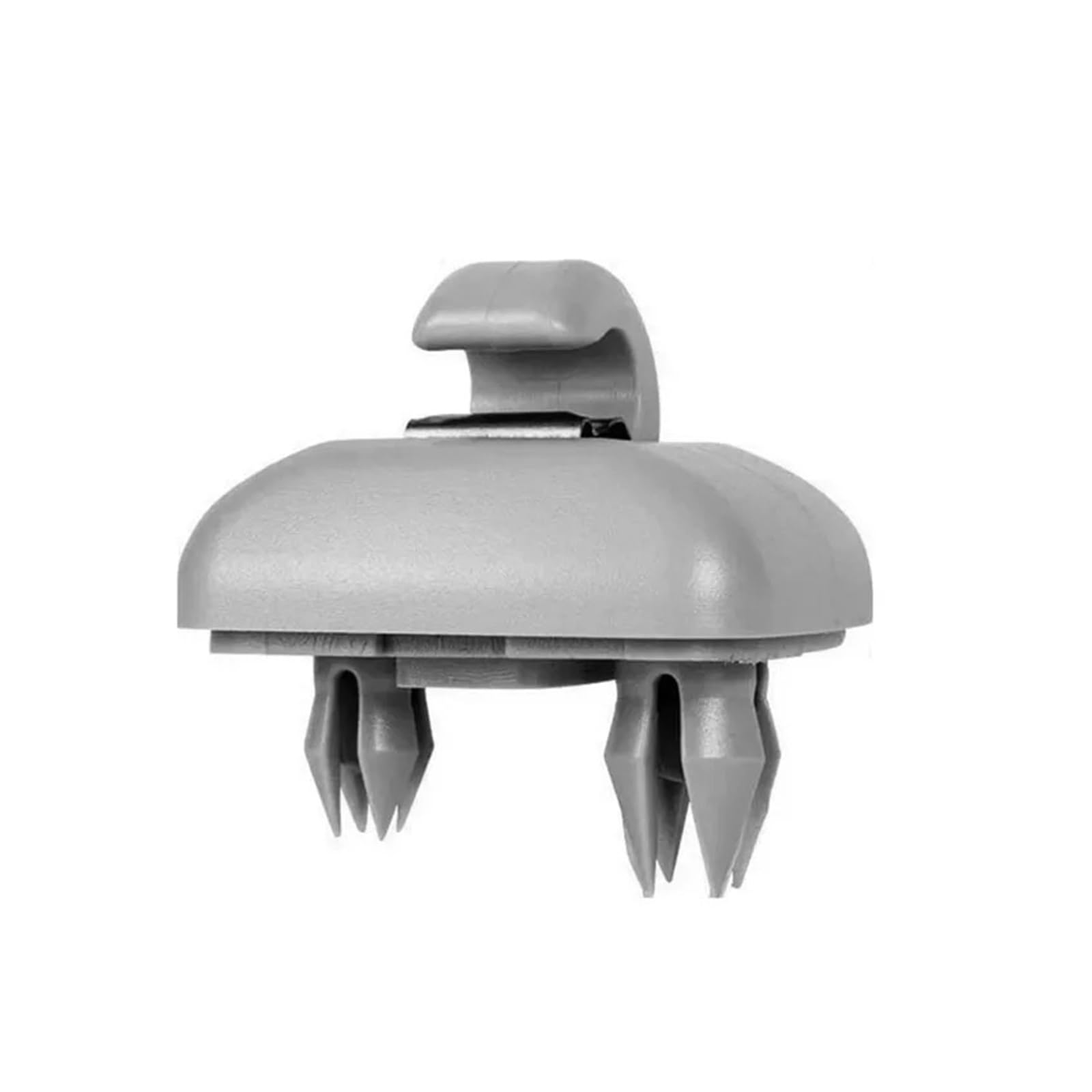 zyppk 1/2-teiliger Auto-Sonnenblenden-Clip, passend for A1, A3 S3 A4 S4 Allroad A5 S5 Q3 Q5 8U0857562A Innenaufhänger-Hakenclip-Halterung Halteclip für Auto-Sonnenblende(Grey-1pcs) von zyppk