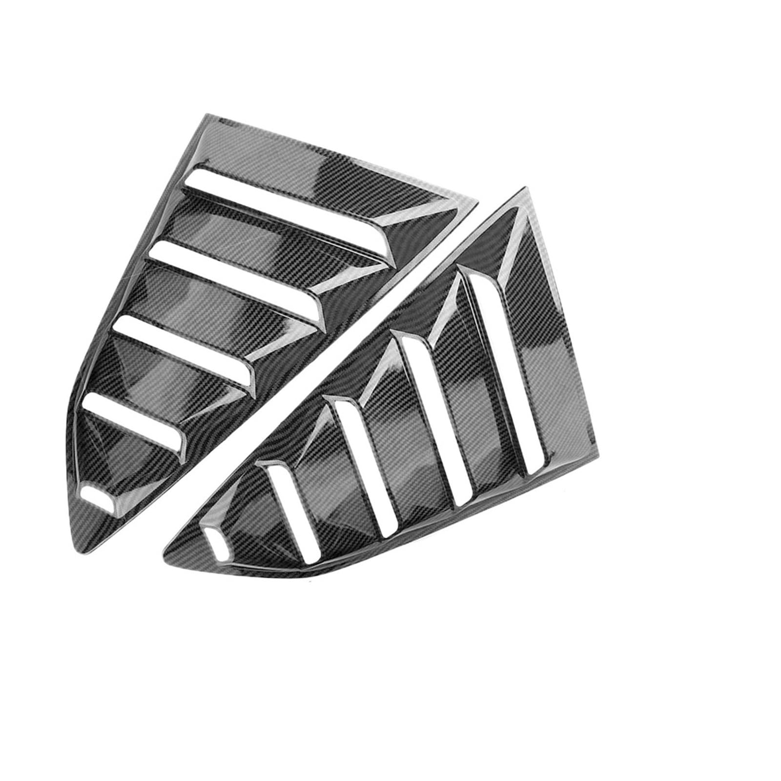 zyppk 1set Auto Heckscheibe Lamellenverkleidung, passend for Chevrolet, Camaro 2016-2022 Autofenster Heckscheibenrollo-Zierleiste(Carboon Fiber) von zyppk