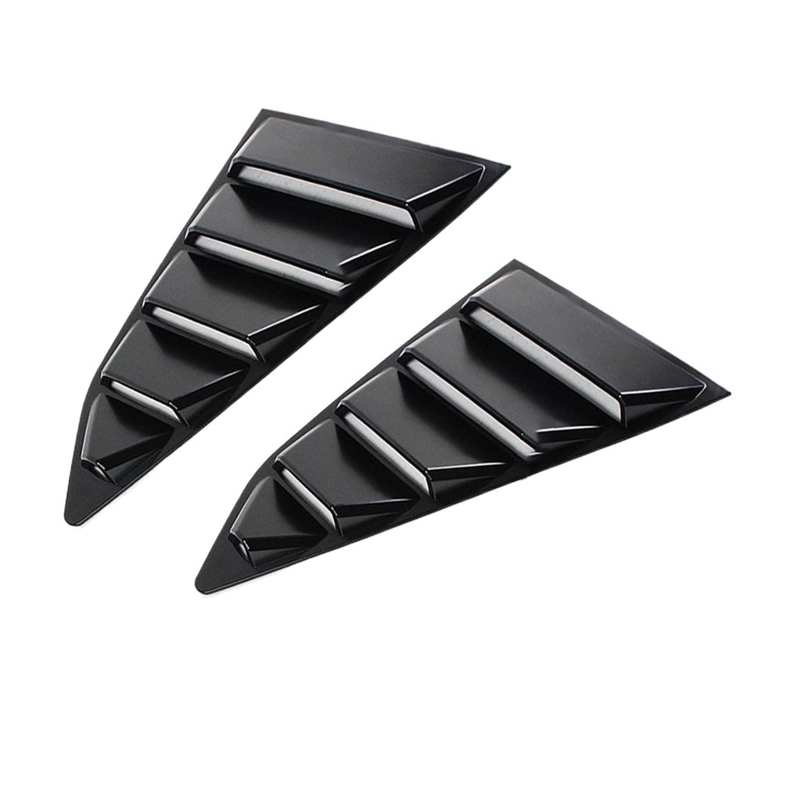 zyppk 1set Auto Heckscheibe Lamellenverkleidung, passend for Chevrolet, Camaro 2016-2022 Autofenster Heckscheibenrollo-Zierleiste(Glossy Black) von zyppk