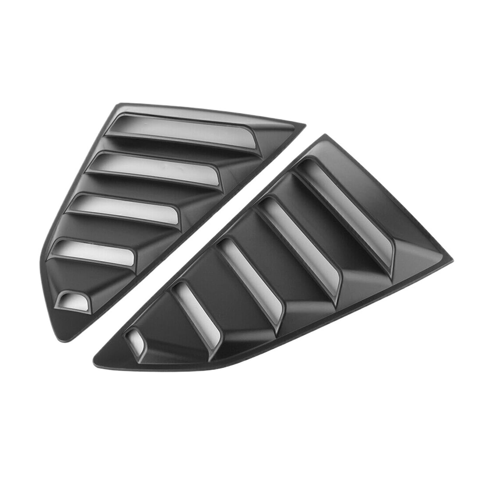zyppk 1set Auto Heckscheibe Lamellenverkleidung, passend for Chevrolet, Camaro 2016-2022 Autofenster Heckscheibenrollo-Zierleiste(Matte Black) von zyppk