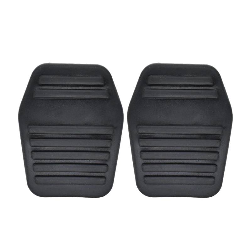 zyppk 2 Stück Auto-Bremsen-Kupplungspedal-Pad-Gummiabdeckung, passend for Ford, Transit MK6 MK7 2000–2004 Focus 1998–2005 Fiesta 2001–2008 6789917 Autopedalschutz von zyppk