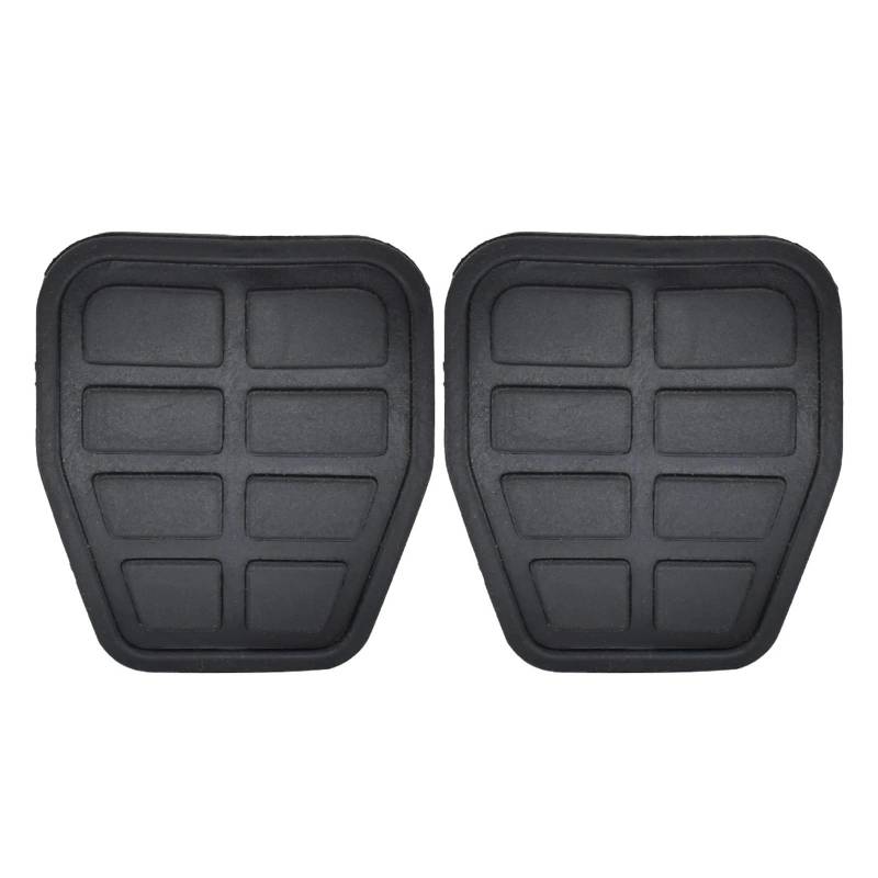 zyppk 2 Stück Auto-Fußpedal-Kupplungs-Bremsgummi-Pad-Abdeckung, passend for VW, passend for Golf, Jetta MK2 T4 C44 1983–1992, Auto-Ersatz-Innenzubehör Autopedalschutz von zyppk