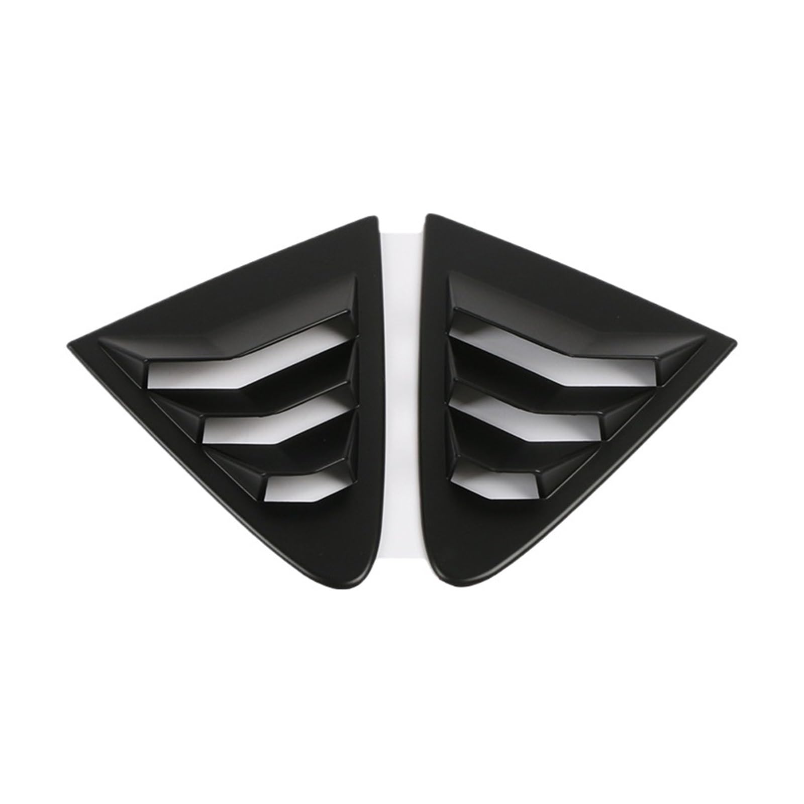 zyppk 2 Stück Auto-Heckklappen-Abdeckung, passend for Toyota, Corolla Sedan 2019–2022, Lamellenfenster Heckscheibenrollo-Zierleiste(Matte Black) von zyppk