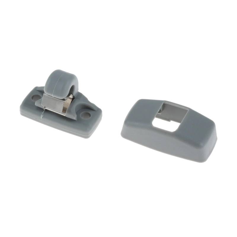 zyppk 2 Stück Hakenclips for die vordere Sonnenblende, passend for Skoda, Fabia Octavia Superb 3B0857561B, Nieten, Halterung for Sonnenschutzbrett Halteclip für Auto-Sonnenblende von zyppk