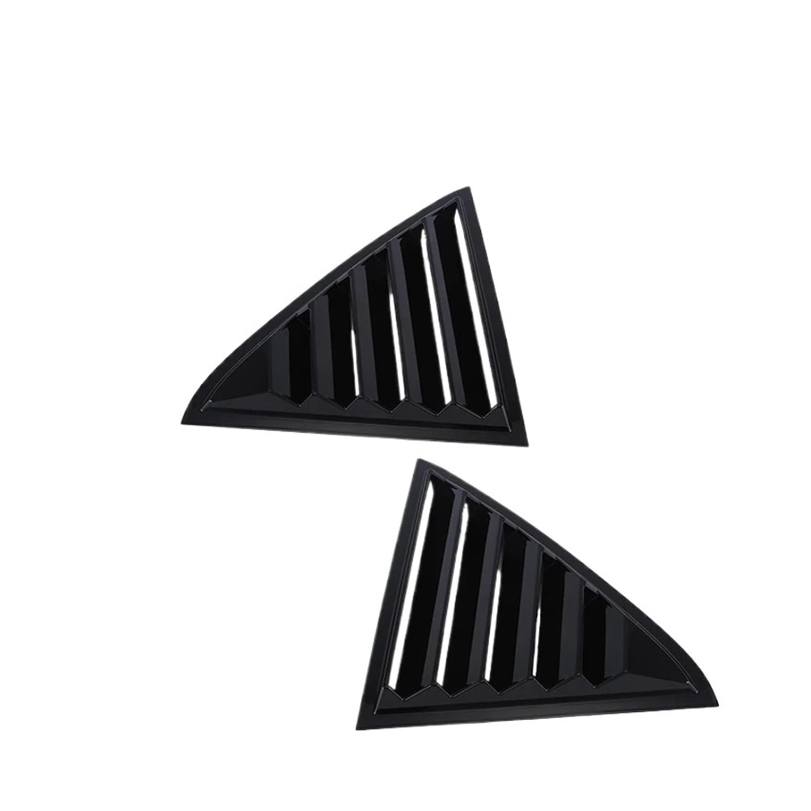 zyppk 2-teilige Auto-Hecklamellenabdeckung, passend for CHRYSLER, 300 300C Limousine 2011-2023 Auto-Rollladenfenster Heckscheibenrollo-Zierleiste(Matte black) von zyppk