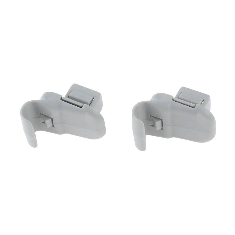 zyppk 2-teilige Befestigungsclips for die Sonnenblende, passend for Mazda, 3 5 6 CX-7 CX-9 RX-8 MPV 2004–2011 LC6269261B77 Hakenadapter Halteclip für Auto-Sonnenblende von zyppk