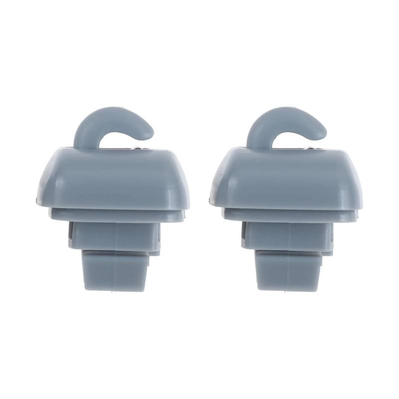 zyppk 2-teilige Clips for die vordere Sonnenblende des Autos, passend for TT A6 Allroad Quattro AVANT S6 1998-2005 4B0857562, Halterung for Kleiderbügelhakenabdeckung Halteclip für Auto-Sonnenblende(G von zyppk