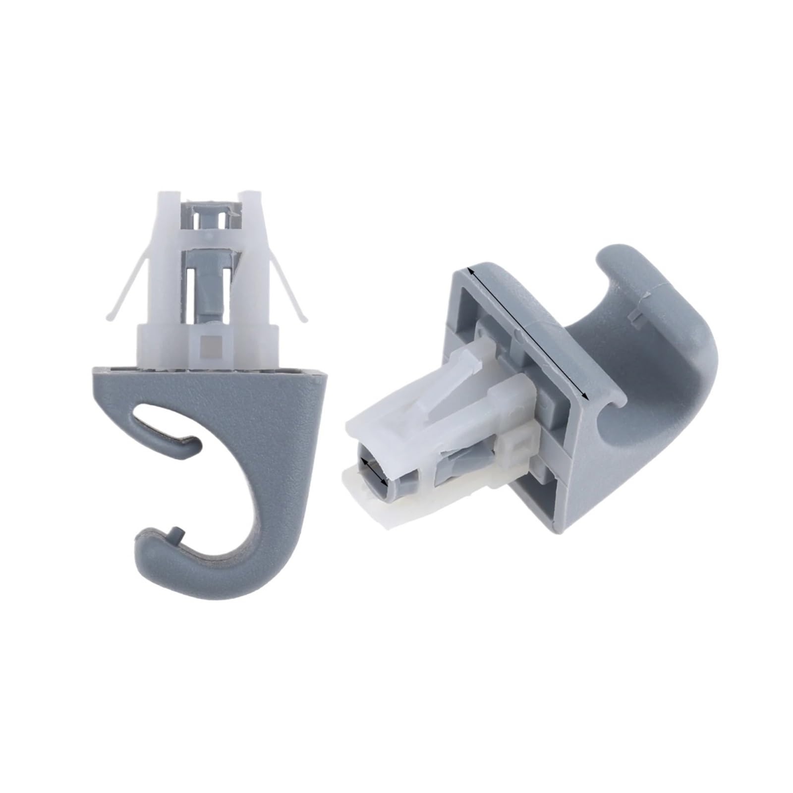 zyppk 2-teiliger Sonnenblenden-Cliphaken, passend for Toyota, Camry, Corolla, Highlander, Prius, RAV4, Autoinnenraum-Sonnenblenden-Befestigungsclip, Zierhalterung Halteclip für Auto-Sonnenblende(Gray) zyppk 2-teiliger Sonnenblenden-Cliphaken, passend for Toyota, Camry, Corolla, Highlander, Prius, RAV4, Autoinnenraum-Sonnenblenden-Befestigungsclip, Zierhalterung Halteclip für Auto-Sonnenblende(Gray) von zyppk
