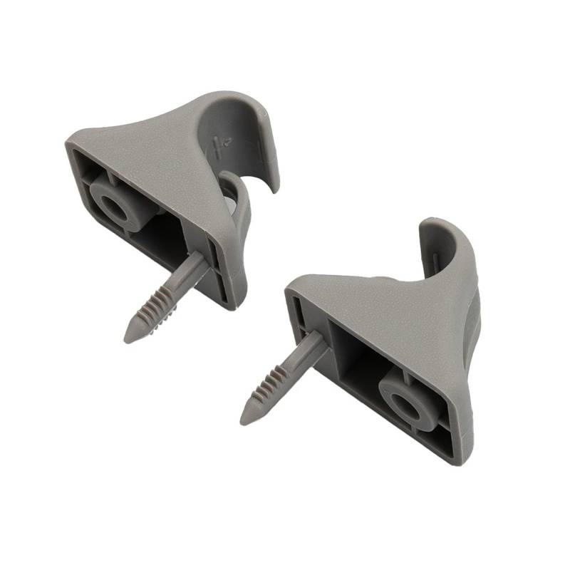 zyppk 2-teiliger Sonnenblendenclip, passend for Getz, 2002–2011 852351C300QS Halter, Hakenhalterung, Aufhänger, grauer Sonnenblendenclip, Auto-Innenraumclips Halteclip für Auto-Sonnenblende von zyppk