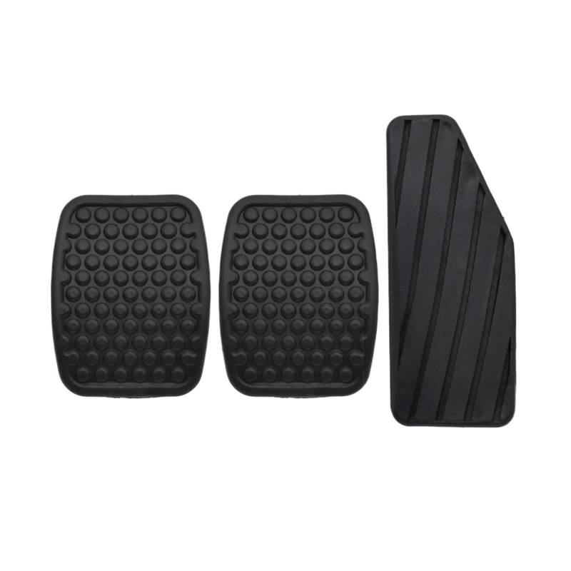 zyppk 3-teiliges Auto-Bremsen-Kupplungs-Gaspedal, passend for Suzuki, Swift Samurai Sidekick Vitara Tracker Daewoo Matiz Tico, Gummi-Pad-Abdeckungs-Set Autopedalschutz von zyppk