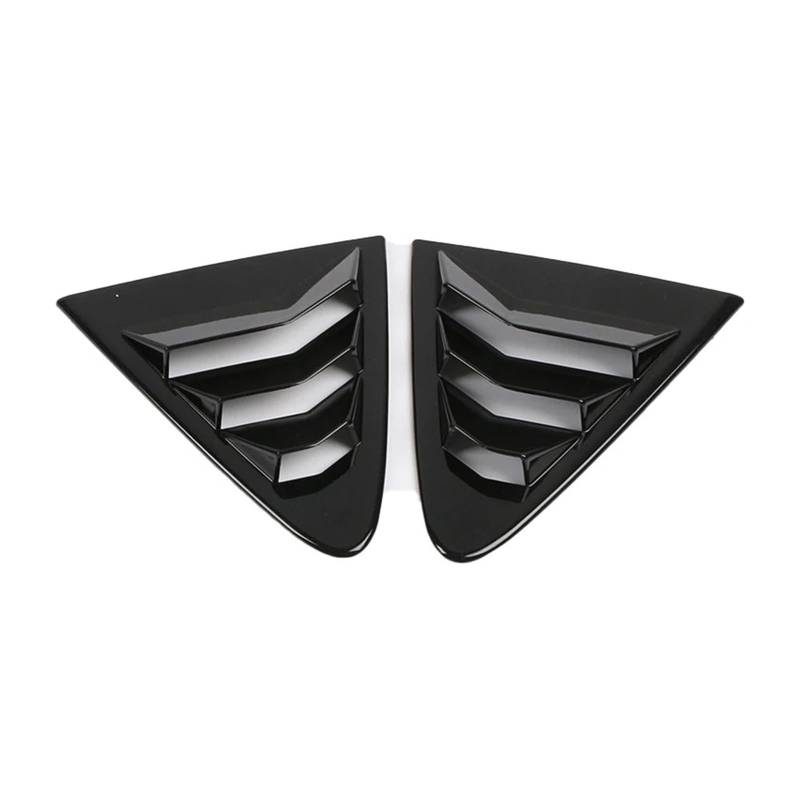 zyppk Abdeckung for die Jalousieverkleidung der Heckscheibe, passend for Toyota, Corolla Sedan 2019–2022, Auto-Styling Heckscheibenrollo-Zierleiste(Bright black) von zyppk