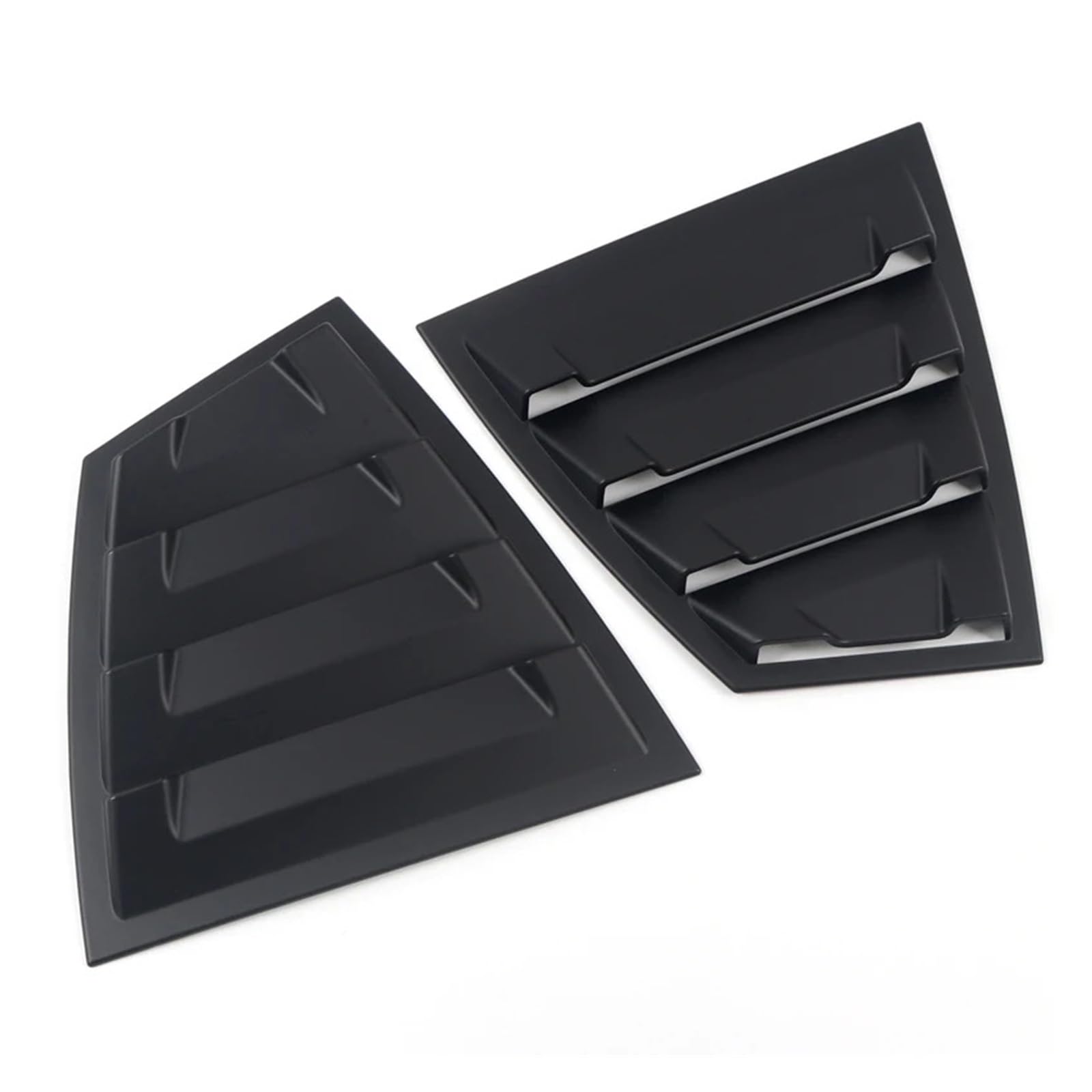 zyppk Aufkleber-Abdeckung for die Heckklappe, passend for Subaru, WRX STi 2014–2021, Seitenfenster-Luftschlitz Heckscheibenrollo-Zierleiste(Matt Black) von zyppk