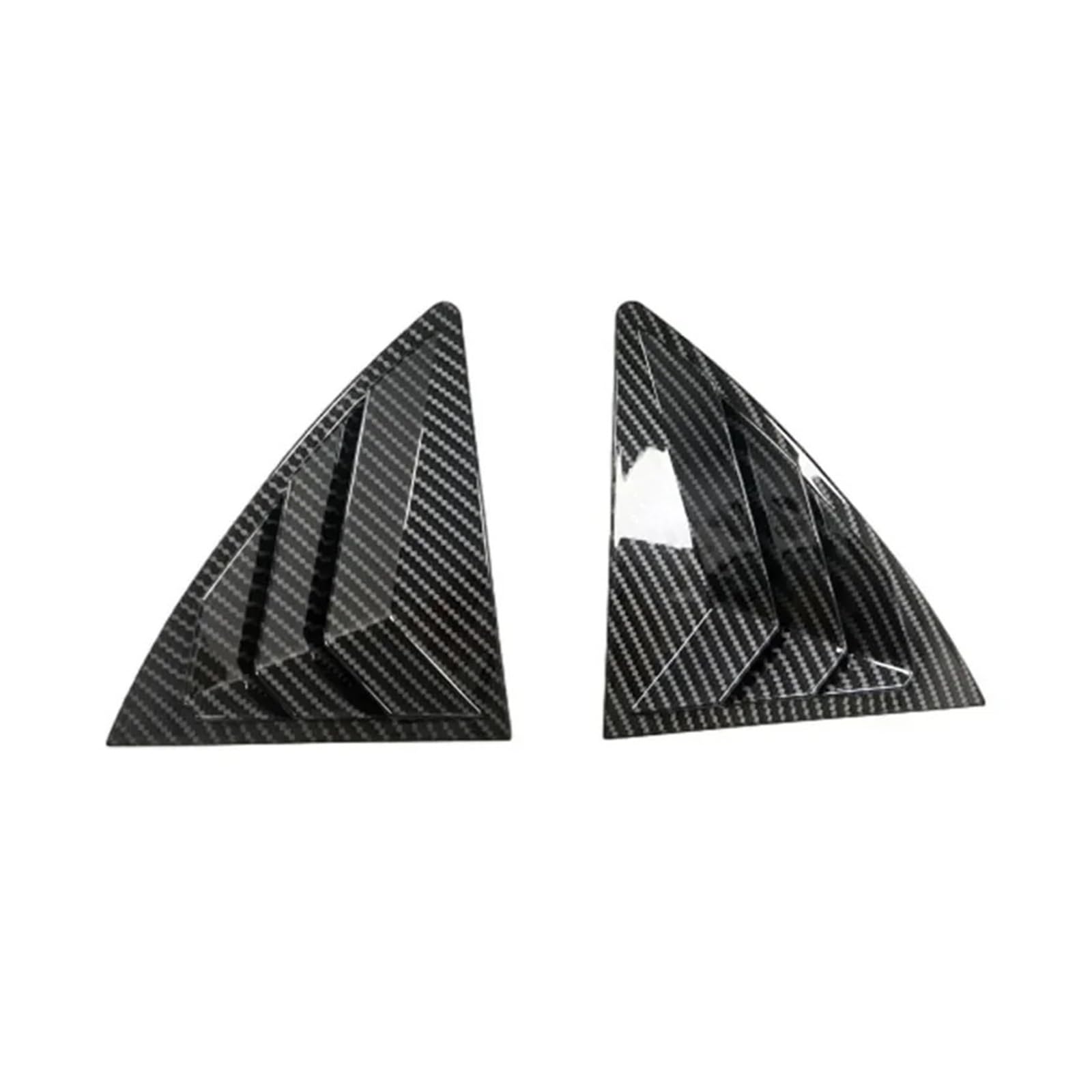 zyppk Aufkleber for die Heckklappenabdeckung des Autos, passend for Toyota, Corolla 2007–2013, Lüftungsschlitz-Lamellenfenster Heckscheibenrollo-Zierleiste(Carbon) von zyppk