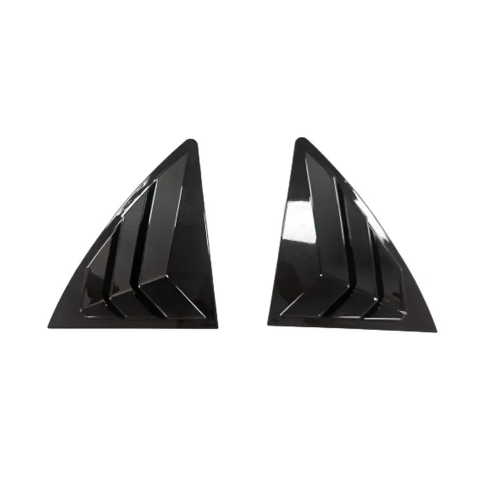 zyppk Aufkleber for die Heckklappenabdeckung des Autos, passend for Toyota, Corolla 2007–2013, Lüftungsschlitz-Lamellenfenster Heckscheibenrollo-Zierleiste(Gloss Black) von zyppk