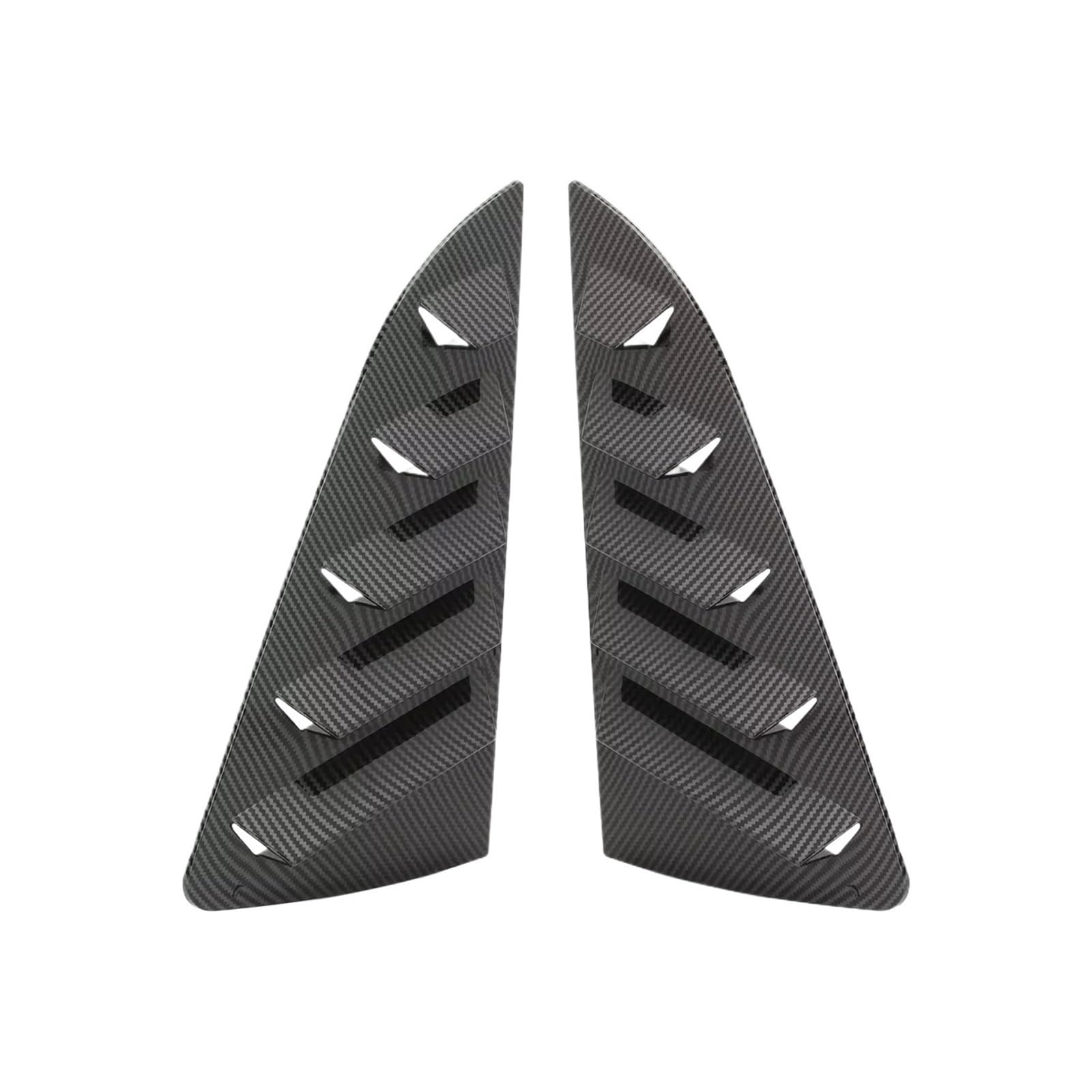 zyppk Auto-Fensterladen-Abdeckungs-Zieraufkleber, passend for Volkswagen, passend for Polo, MK5 6R 6C 2011–2017, Lüftungsschaufel, ABS-Kohlefaser, hintere Lamellenfensterseite Heckscheibenrollo-Zierle zyppk Auto-Fensterladen-Abdeckungs-Zieraufkleber, passend for Volkswagen, passend for Polo, MK5 6R 6C 2011–2017, Lüftungsschaufel, ABS-Kohlefaser, hintere Lamellenfensterseite Heckscheibenrollo-Zierle von zyppk