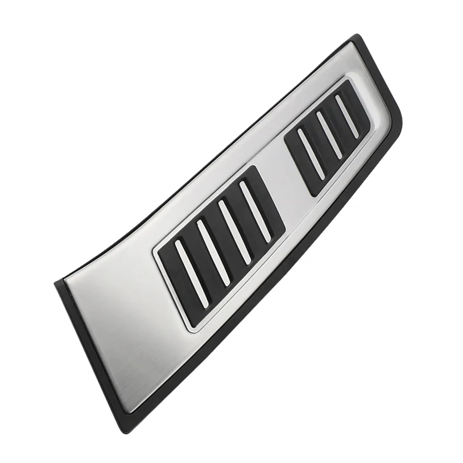 zyppk Auto-Fußpedalabdeckung, passend for A6, Allroad C8 Avant A7 2019–2021, AT-Bremsauflage, Pedalauflage-Zubehör, Edelstahl, RHD Autopedalschutz(Rest) von zyppk