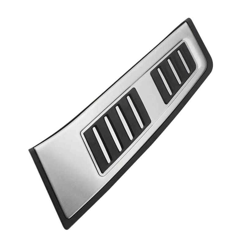 zyppk Auto-Fußpedalabdeckung, passend for A6, Allroad C8 Avant A7 2019–2021, AT-Bremsauflage, Pedalauflage-Zubehör, Edelstahl, RHD Autopedalschutz(Rest) von zyppk