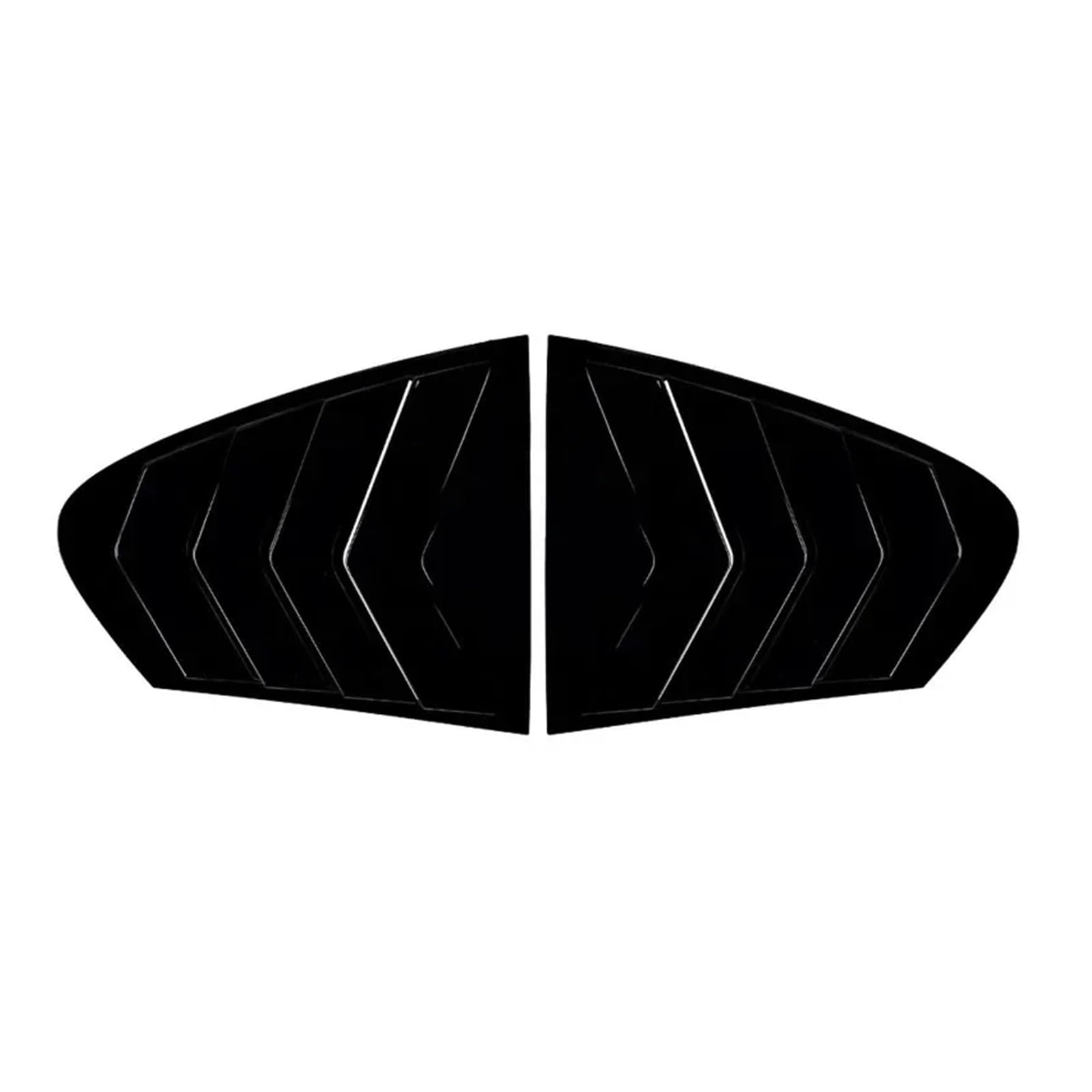 zyppk Auto-Heckfenster-Fensterladen-Abdeckungsverkleidung, passend for BMW, 5er F10 525i 530i 2011–2017, Fensterlamellen-Seitenlüftungsverkleidung, Auto-Zubehör Heckscheibenrollo-Zierleiste(Gloss Blac zyppk Auto-Heckfenster-Fensterladen-Abdeckungsverkleidung, passend for BMW, 5er F10 525i 530i 2011–2017, Fensterlamellen-Seitenlüftungsverkleidung, Auto-Zubehör Heckscheibenrollo-Zierleiste(Gloss Blac von zyppk