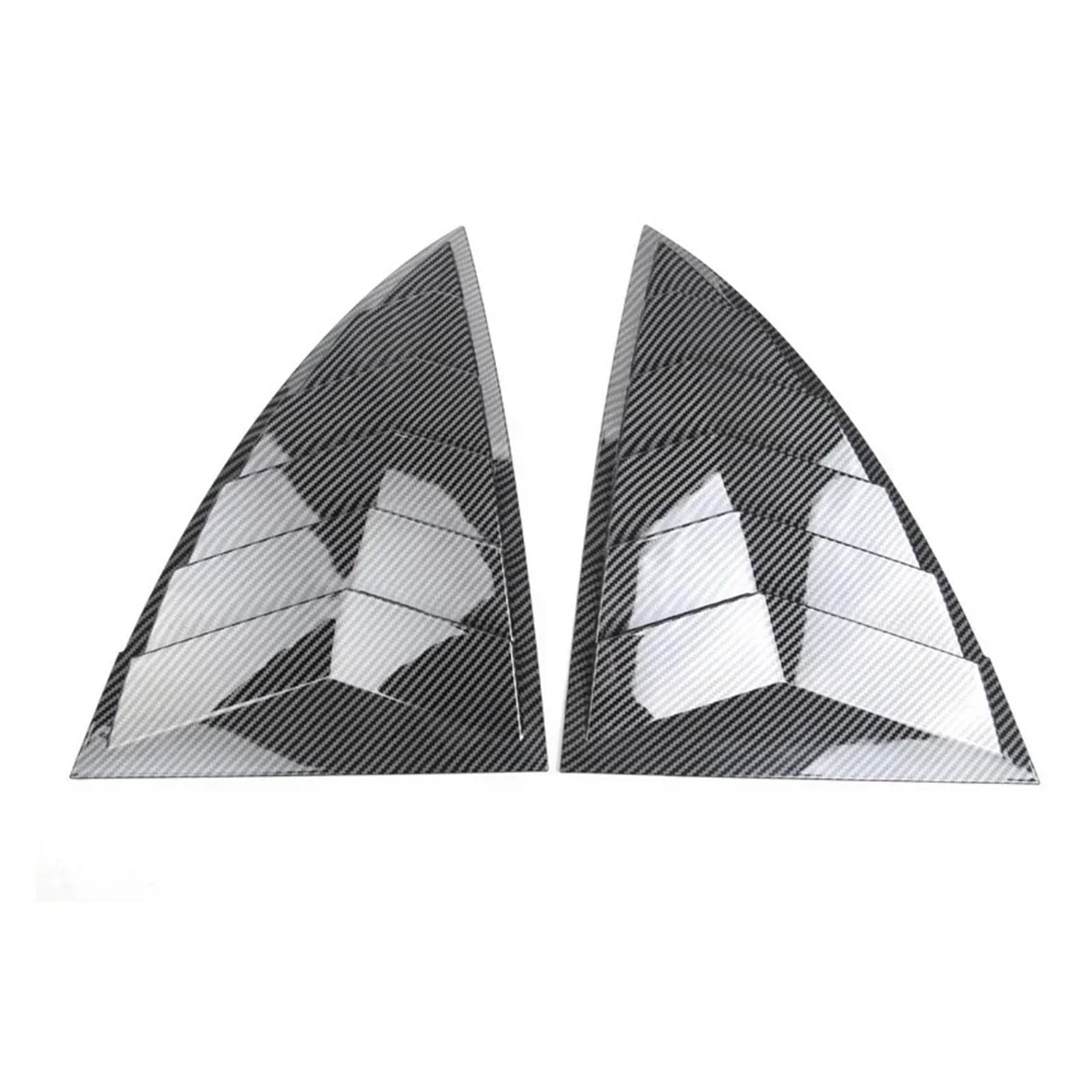 zyppk Auto-Heckfenster-Fensterladen-Abdeckungsverkleidung, passend for Modell Y, Fenster-Lamellen-Seitenlüftung, ABS-Kohlefaser, glänzend schwarz, Auto-Zubehör Heckscheibenrollo-Zierleiste(Carbon Fibe zyppk Auto-Heckfenster-Fensterladen-Abdeckungsverkleidung, passend for Modell Y, Fenster-Lamellen-Seitenlüftung, ABS-Kohlefaser, glänzend schwarz, Auto-Zubehör Heckscheibenrollo-Zierleiste(Carbon Fibe von zyppk