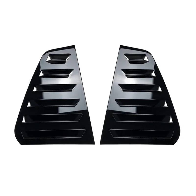 zyppk Auto-Heckfenster-Fensterladen-Abdeckungsverkleidung, passend for Volkswagen, passend for GOLF, 7 GOLF 7.5 MK7 7.5 GTI GTD 2013–2019, Fensterlamellen-Seitenlüftungsverkleidung Heckscheibenrollo-Z von zyppk