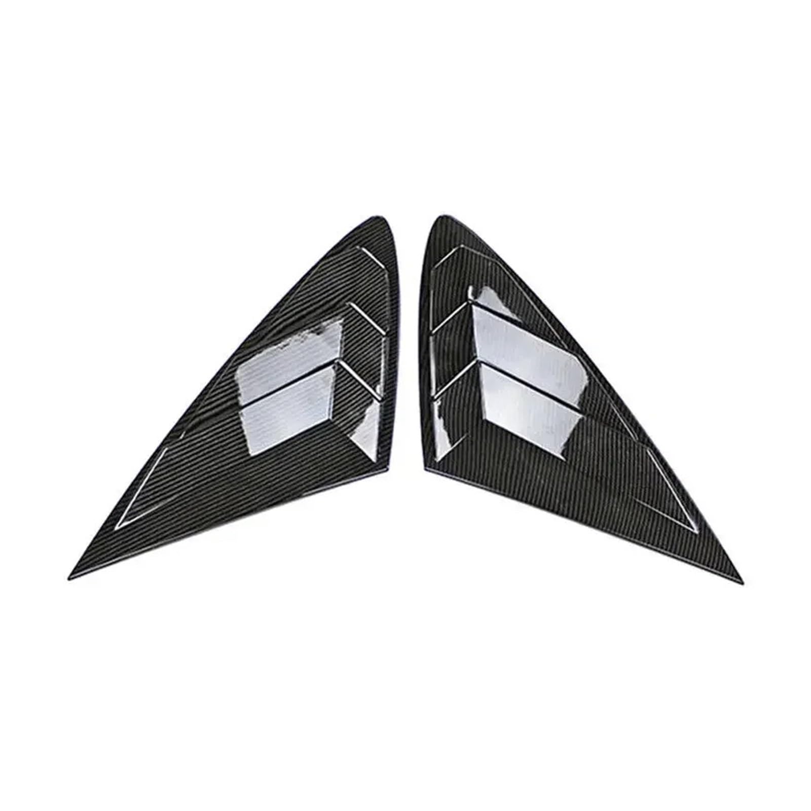 zyppk Auto-Hinterseiten-Verschlussverkleidung, passend for Hyundai, Sonata 2020–2022, Aufkleber-Lamellenfenster Heckscheibenrollo-Zierleiste(Carbon) von zyppk