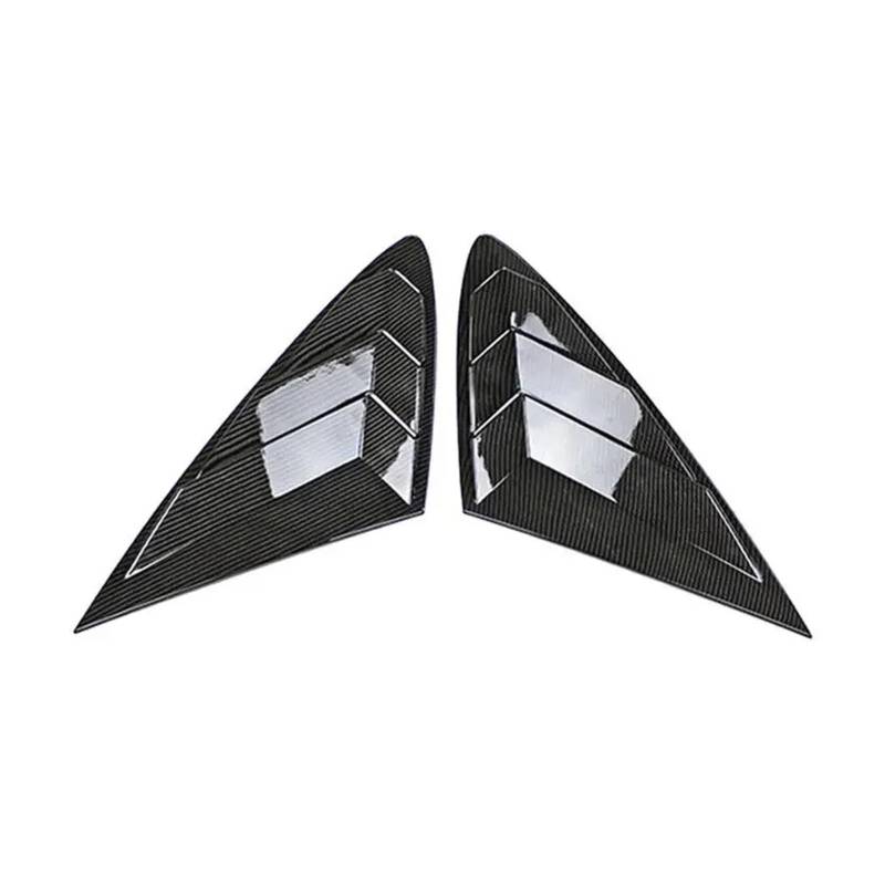 zyppk Auto-Hinterseiten-Verschlussverkleidung, passend for Hyundai, Sonata 2020–2022, Aufkleber-Lamellenfenster Heckscheibenrollo-Zierleiste(Carbon) von zyppk