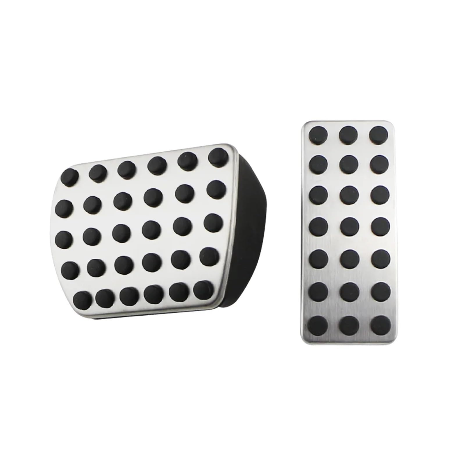 zyppk Auto-Pedalabdeckung, passend for A, B GLA CLA GLB-Klasse W177 W247 X257 C118 X247 2019–2021, Zubehör for Kraftstoffbremspedalbeläge Autopedalschutz(2Pcs AT) von zyppk