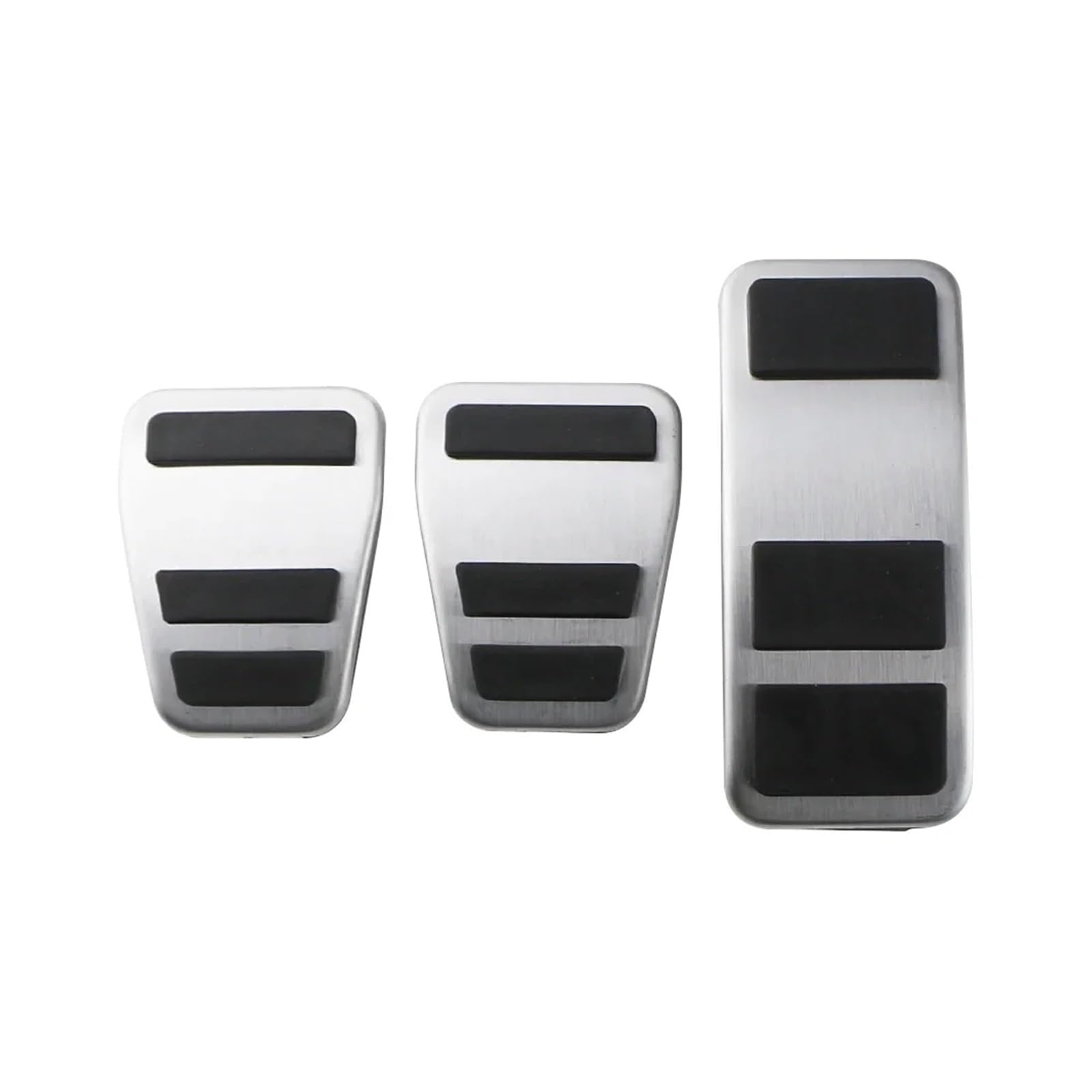 zyppk Auto-Pedalabdeckung, passend for Ford, Ecosport 2012–2023, Fiesta MK8 2013–2023, 2019–2023, Bremspedalpolster-Zubehör, Edelstahl Autopedalschutz(MT) von zyppk