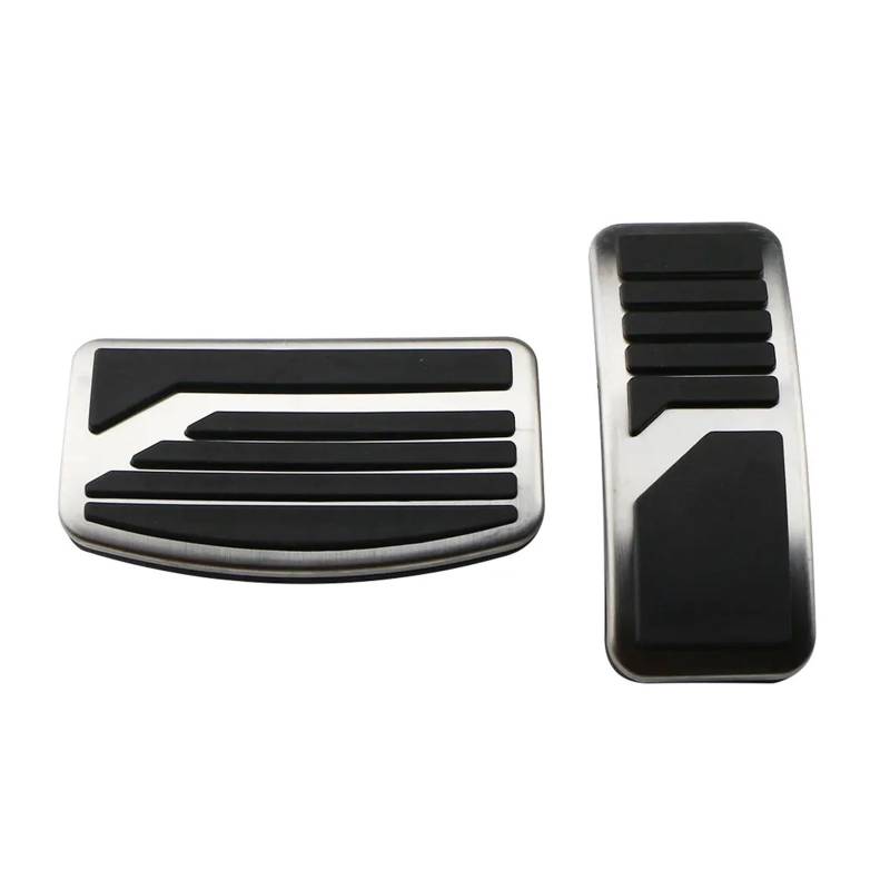 zyppk Auto-Pedalabdeckung, passend for Mitsubishi, ASX Outlander Lancer EX Eclipse Cross Pajero AU, Zubehör for Gaspedal, Bremse und Kupplung Autopedalschutz(AT) von zyppk