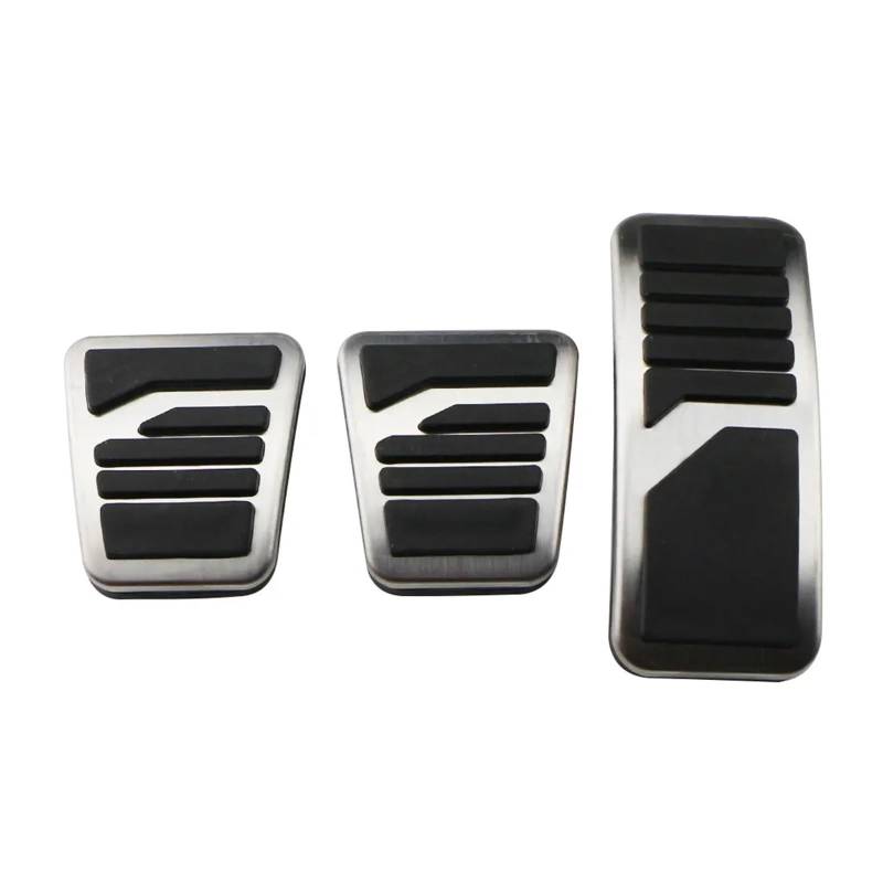 zyppk Auto-Pedalabdeckung, passend for Mitsubishi, ASX Outlander Lancer EX Eclipse Cross Pajero AU, Zubehör for Gaspedal, Bremse und Kupplung Autopedalschutz(MT) von zyppk