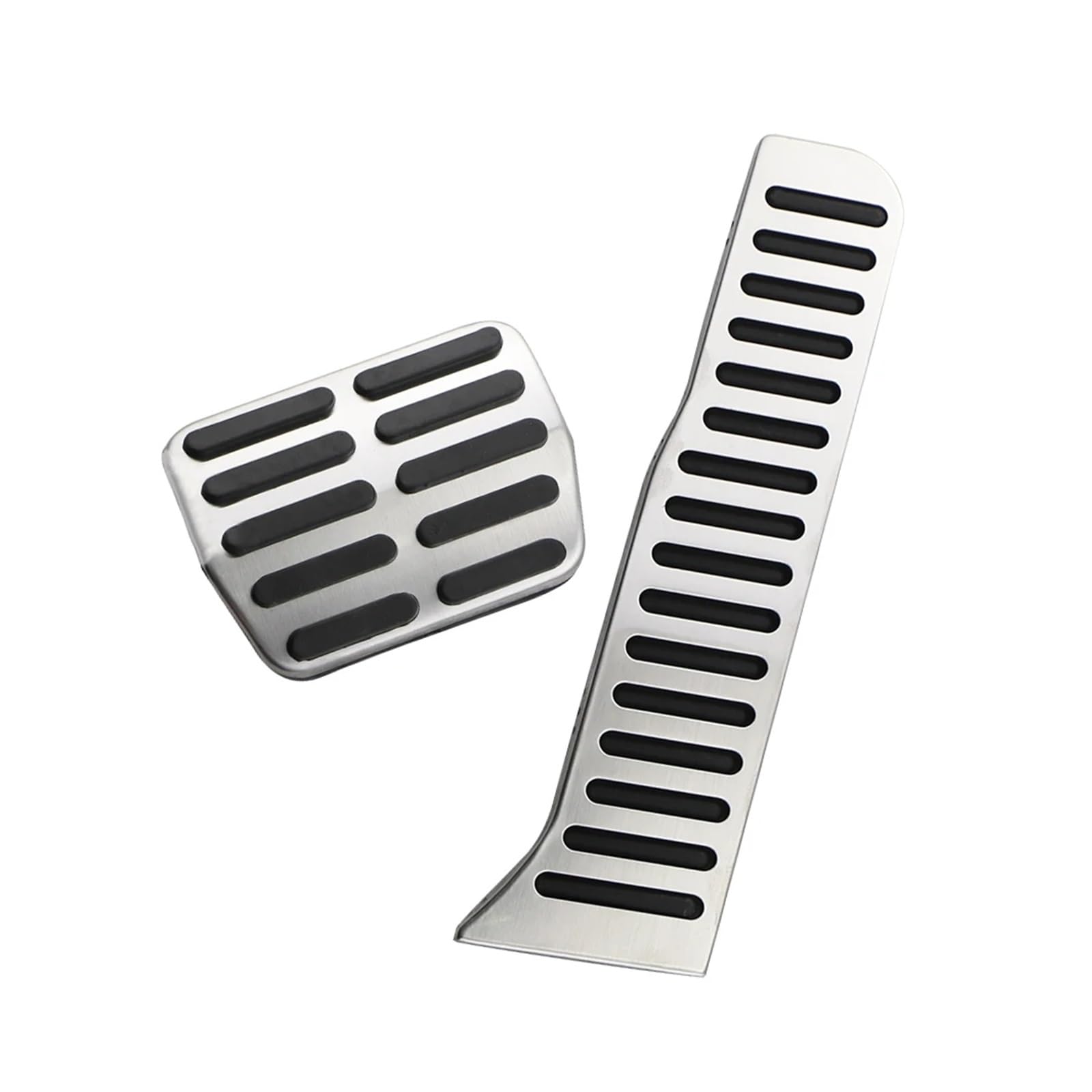zyppk Auto-Pedalabdeckung, passend for Volkswagen, passend for Golf, 5 6 Jetta GTI Scirocco EOS Tiguan Passat B6 B7 CC R-Linie Kraftstoff-Fußstützen-Pedalpolster Autopedalschutz(2Pcs AT) von zyppk