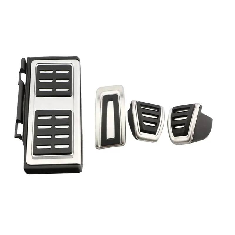 zyppk Auto-Pedalabdeckung, passend for Volkswagen, passend for Golf7, Golf 7 8 2012–2021, passend for Skoda, Octavia A7 2014–2021, Zubehör for Bremsfußstützen-Pedalabdeckung Autopedalschutz(MT with Re von zyppk