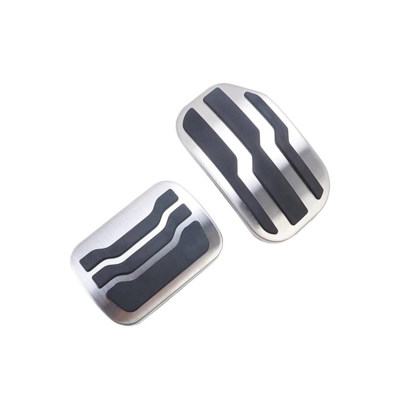 zyppk Auto-Pedalabdeckungen, passend for Ford, Raptor F150 2015–2020, Aluminium-Fußpedalauflagen, Zubehör, Bremsbeschleuniger, Kraftstoff Autopedalschutz von zyppk