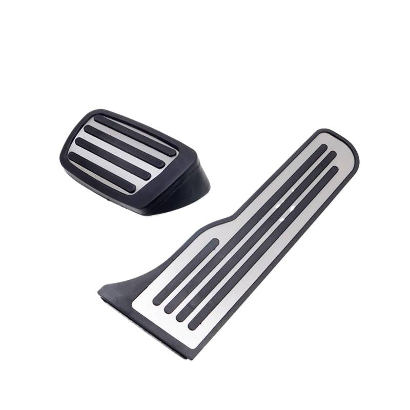 zyppk Auto-Pedalpolster-Abdeckungen, passend for Cadillac, CT4 CT5 CT6 2016–2020, Aluminium-Bremse, Gaspedal, Kraftstoffpedal, Fußzubehör Autopedalschutz von zyppk