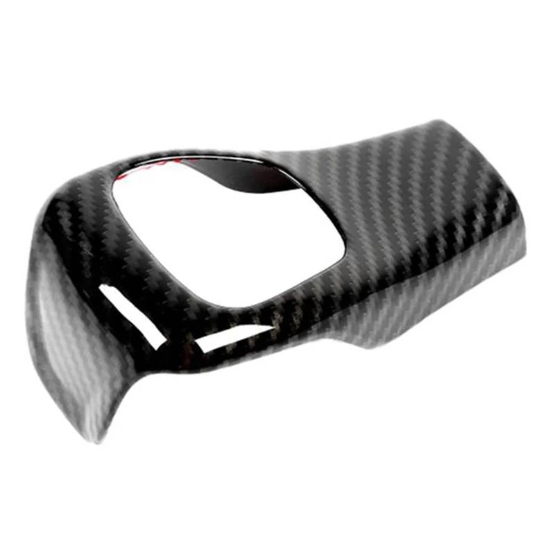 zyppk Auto-Schaltknauf-Griff-Zierabdeckung, passend for Jeep, Cherokee 2014–2018, Dekorationsaufkleber, Innenzubehör, Kohlefaser Schutzhülle für Schaltknauf von zyppk
