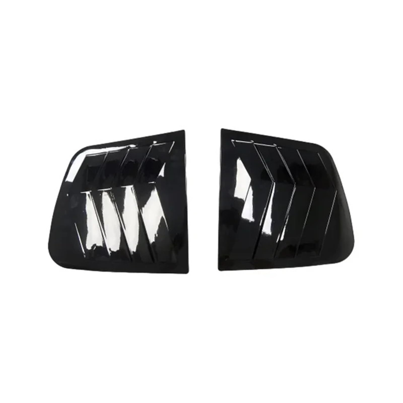 zyppk Auto-Seitenfensterladen-Abdeckungs-Ordnungsaufkleber, passend for Kia, Sportage KX5 2016–2019, hinteres Lamellenfenster Heckscheibenrollo-Zierleiste(Black) von zyppk