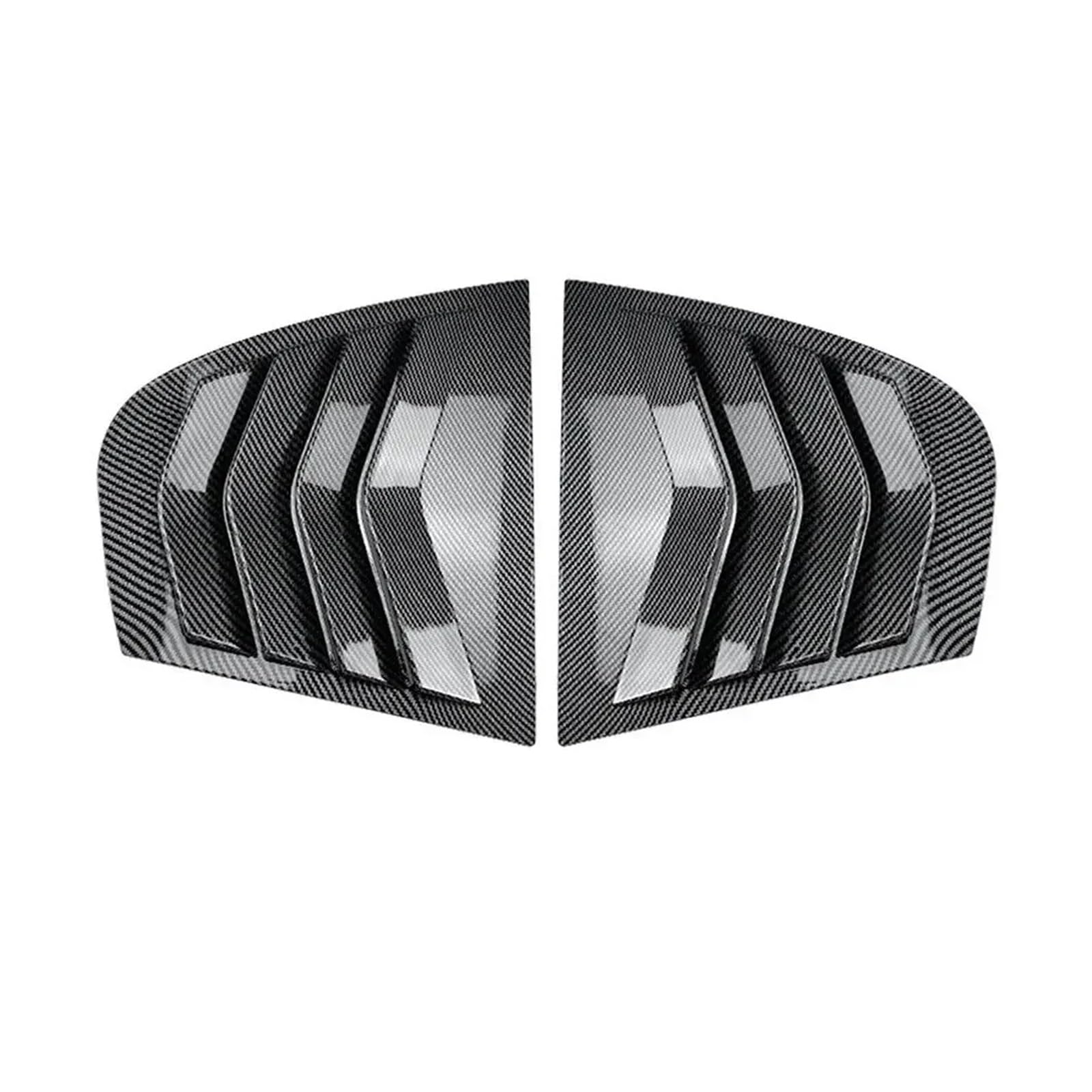 zyppk Auto-Seitenfensterladen-Abdeckungs-Zieraufkleber, passend for BMW, 3er E90 320i 330i M3 2005–2013, Lüftungsschaufel, ABS-Kohlefaser, hinteres Lamellenfenster Heckscheibenrollo-Zierleiste(Carbon) zyppk Auto-Seitenfensterladen-Abdeckungs-Zieraufkleber, passend for BMW, 3er E90 320i 330i M3 2005–2013, Lüftungsschaufel, ABS-Kohlefaser, hinteres Lamellenfenster Heckscheibenrollo-Zierleiste(Carbon) von zyppk