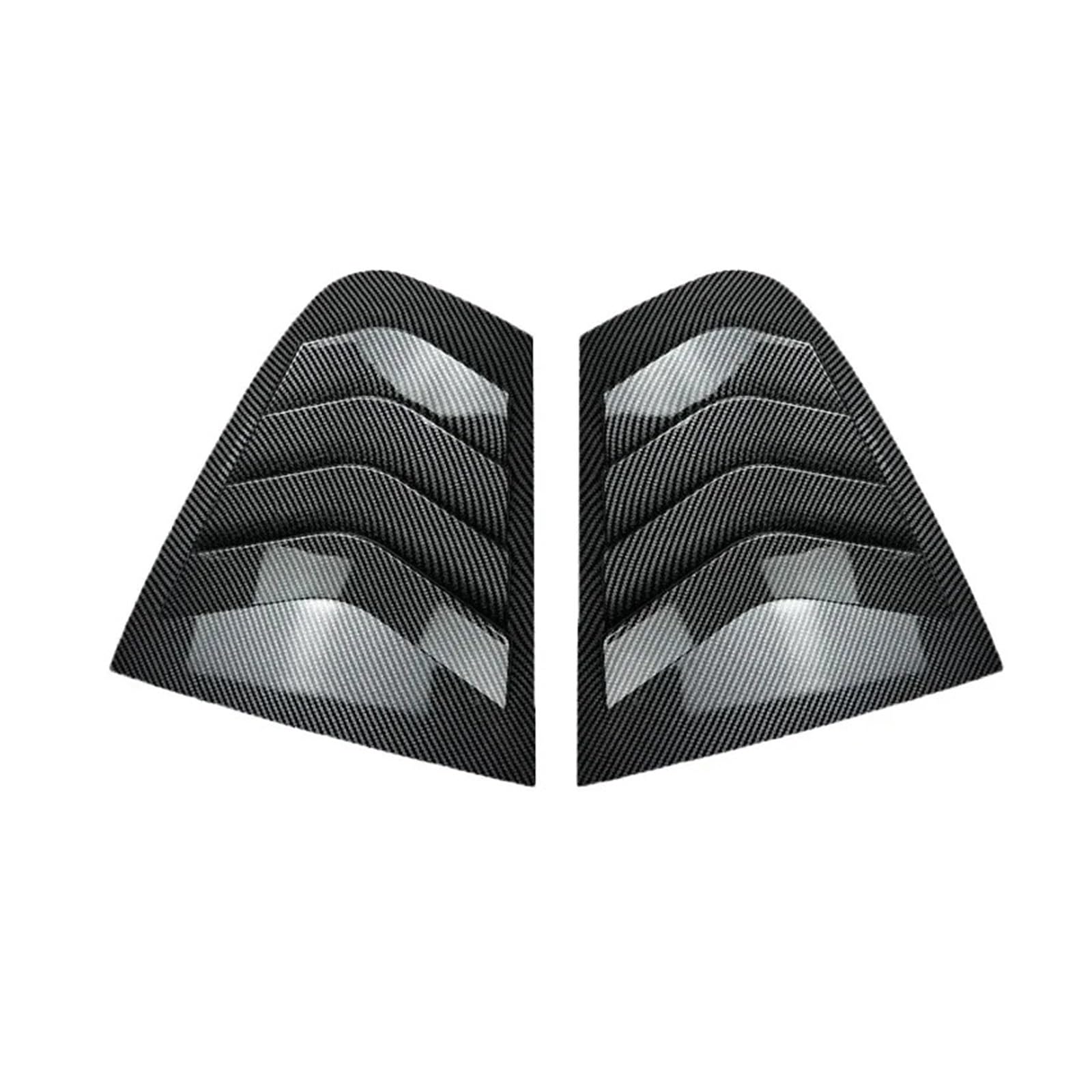 zyppk Auto-Seitenfensterladen-Abdeckungs-Zieraufkleber, passend for BMW, 3er-Limousine F30 318i 320i 325i 2013–2019, Lüftungsschaufel, ABS-Carbon, hinteres Lamellenfenster Heckscheibenrollo-Zierleiste zyppk Auto-Seitenfensterladen-Abdeckungs-Zieraufkleber, passend for BMW, 3er-Limousine F30 318i 320i 325i 2013–2019, Lüftungsschaufel, ABS-Carbon, hinteres Lamellenfenster Heckscheibenrollo-Zierleiste von zyppk