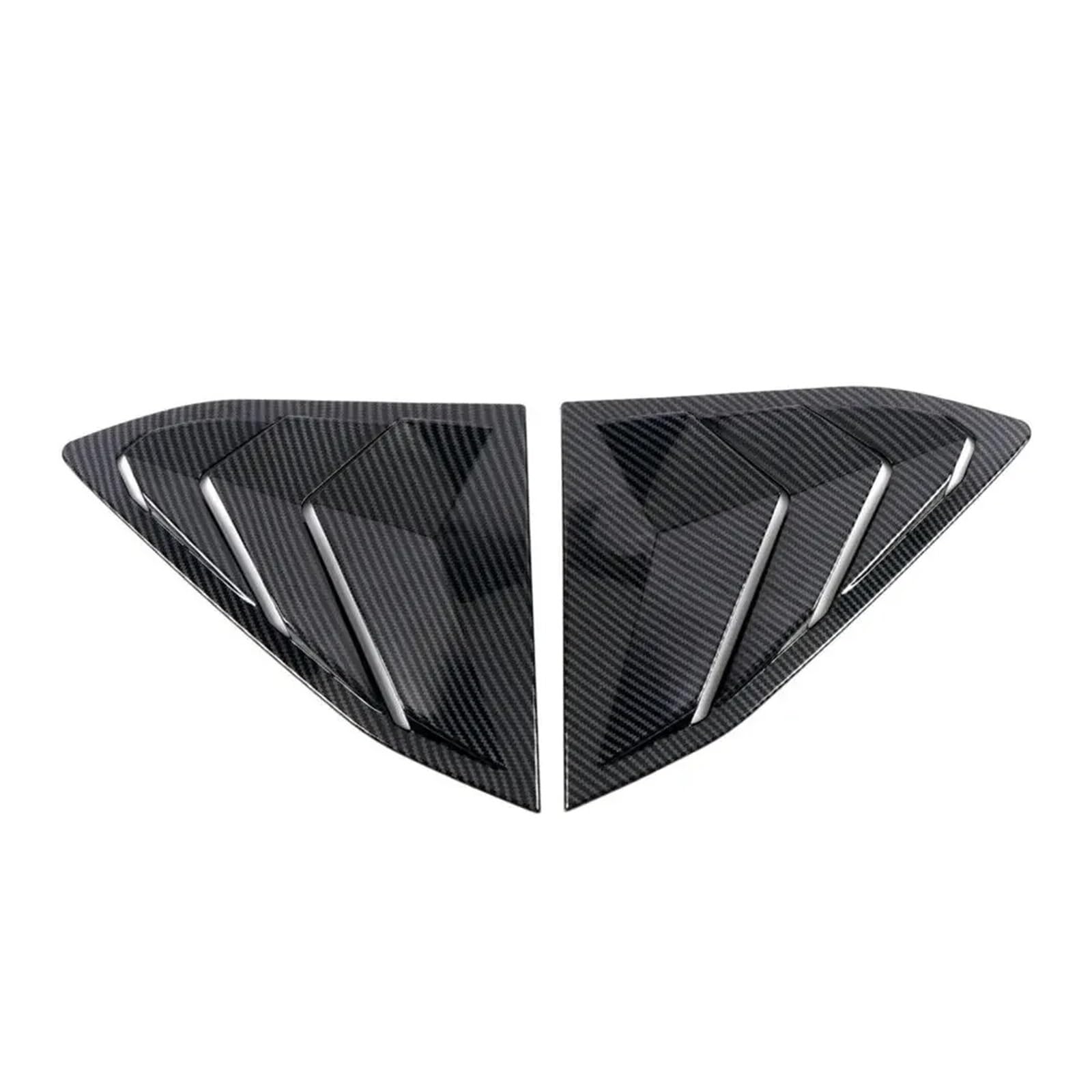 zyppk Auto-Seitenfensterladen-Abdeckungs-Zieraufkleber, passend for Chevrolet, Corvette C8 2020–2023, Lüftungsschaufel, ABS-Kohlefaser, hinteres Lamellenfenster Heckscheibenrollo-Zierleiste(Carbon Fib zyppk Auto-Seitenfensterladen-Abdeckungs-Zieraufkleber, passend for Chevrolet, Corvette C8 2020–2023, Lüftungsschaufel, ABS-Kohlefaser, hinteres Lamellenfenster Heckscheibenrollo-Zierleiste(Carbon Fib von zyppk
