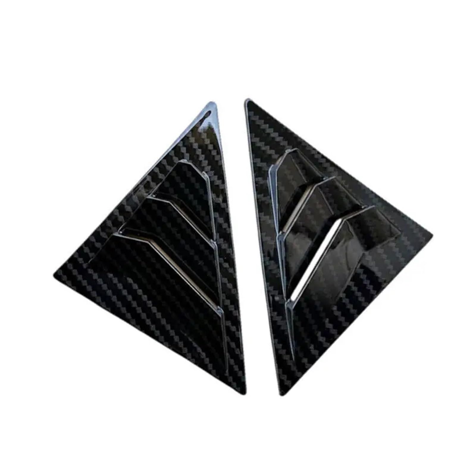 zyppk Auto-Seitenfensterladen-Abdeckungs-Zieraufkleber, passend for KIA, K3 Forte 2009–2012, Lüftungsschaufel, ABS-Kohlefaser, hinteres Lamellenfenster Heckscheibenrollo-Zierleiste zyppk Auto-Seitenfensterladen-Abdeckungs-Zieraufkleber, passend for KIA, K3 Forte 2009–2012, Lüftungsschaufel, ABS-Kohlefaser, hinteres Lamellenfenster Heckscheibenrollo-Zierleiste von zyppk